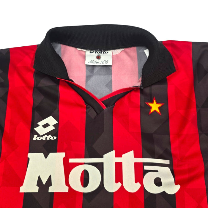 1993/94 AC Milan Home Football Shirt (M) Lotto - Football Finery - FF204120