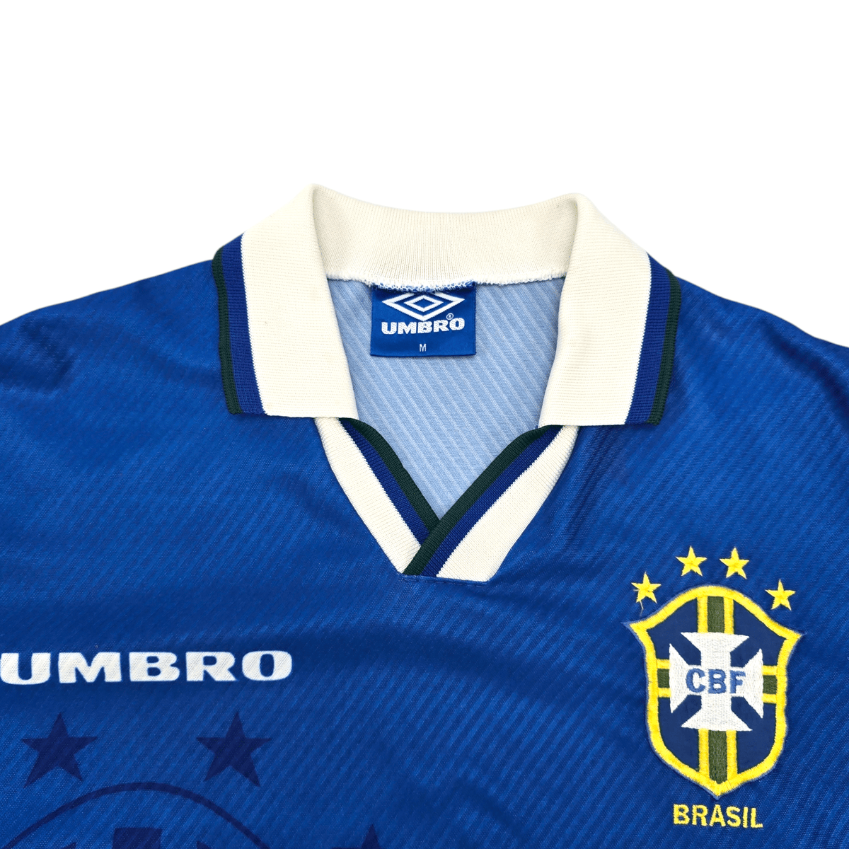 1993/94 Brazil Away Football Shirt (M) Umbro - Football Finery - FF204564