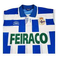 1993/94 Deportivo La Coruna Home Football Shirt (XL) Umbro - Football Finery - FF202865