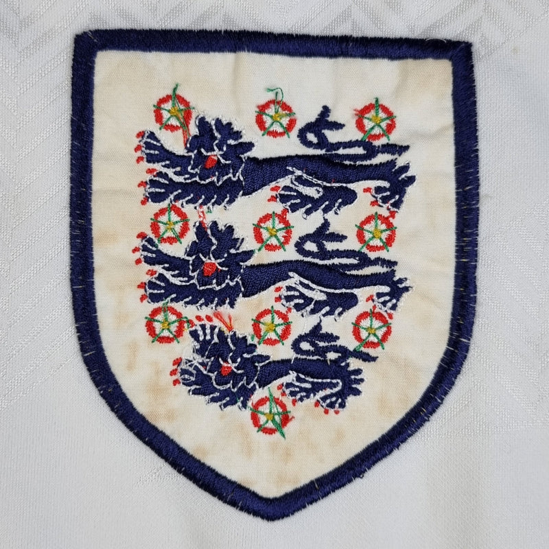 1993/94 England Home Football Shirt (L) Umbro #3 Pearce - Football Finery - FF202702