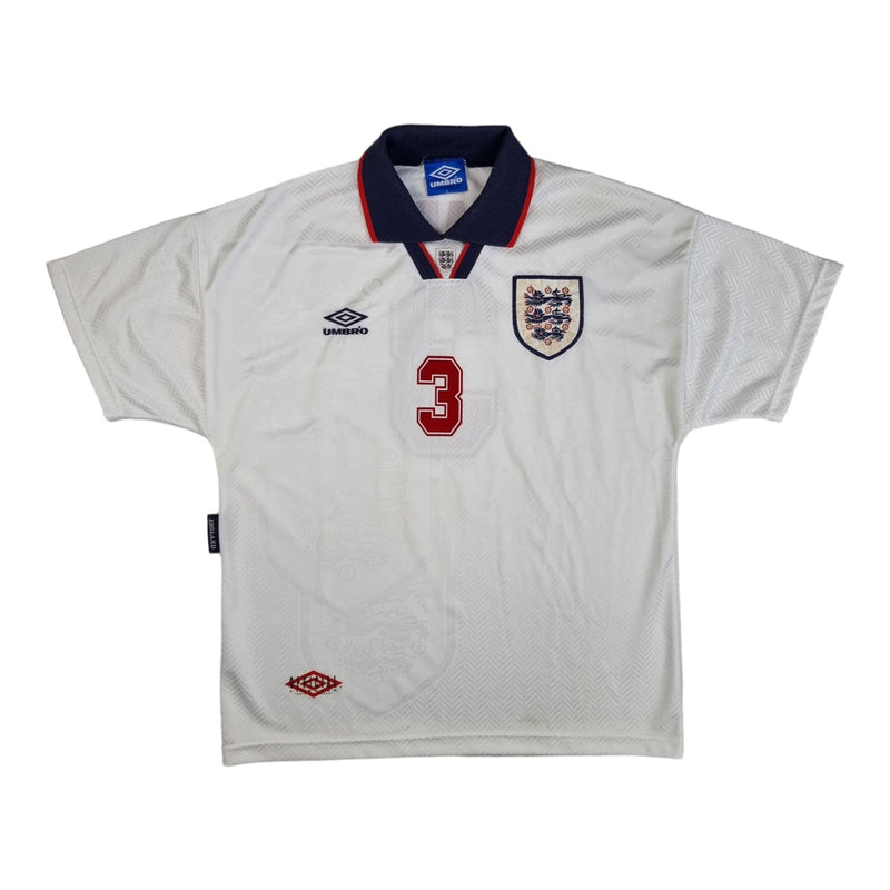 1993/94 England Home Football Shirt (L) Umbro #3 Pearce - Football Finery - FF202702