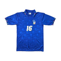 1993/94 Italy Home Football Shirt (L) Diadora #16 (Donadoni) - Football Finery - FF203498