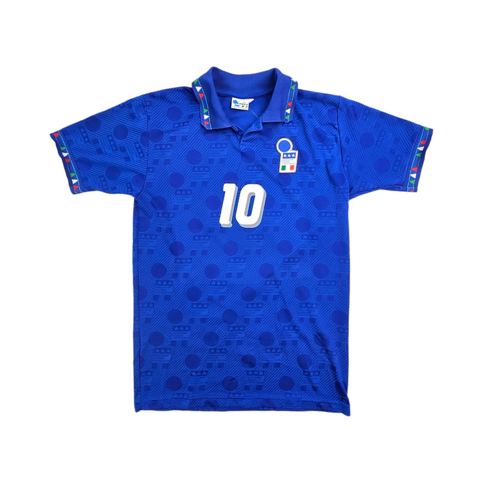 1993/94 Italy Home Football Shirt (M) Diadora # 10 (Baggio) - Football Finery - FF202716