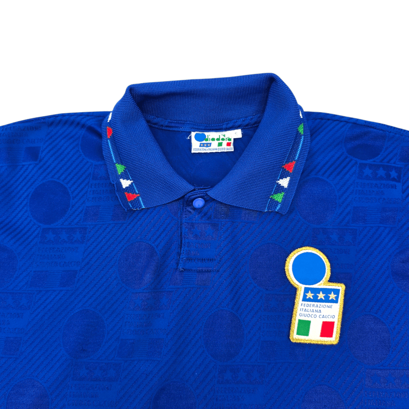 1993/94 Italy Home Football Shirt (S) Diadora - Football Finery - FF204532