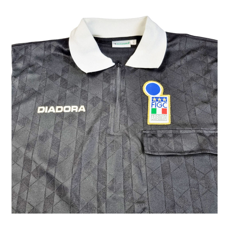 1993/94 Italy Shirt Referee Match Shirt (L) Diadora - Football Finery - FF202563