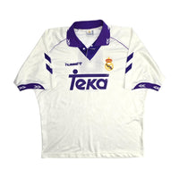 1993/94 Real Madrid Home Football Shirt (XL) Hummel #9 (Alfonso) - Football Finery - FF204392