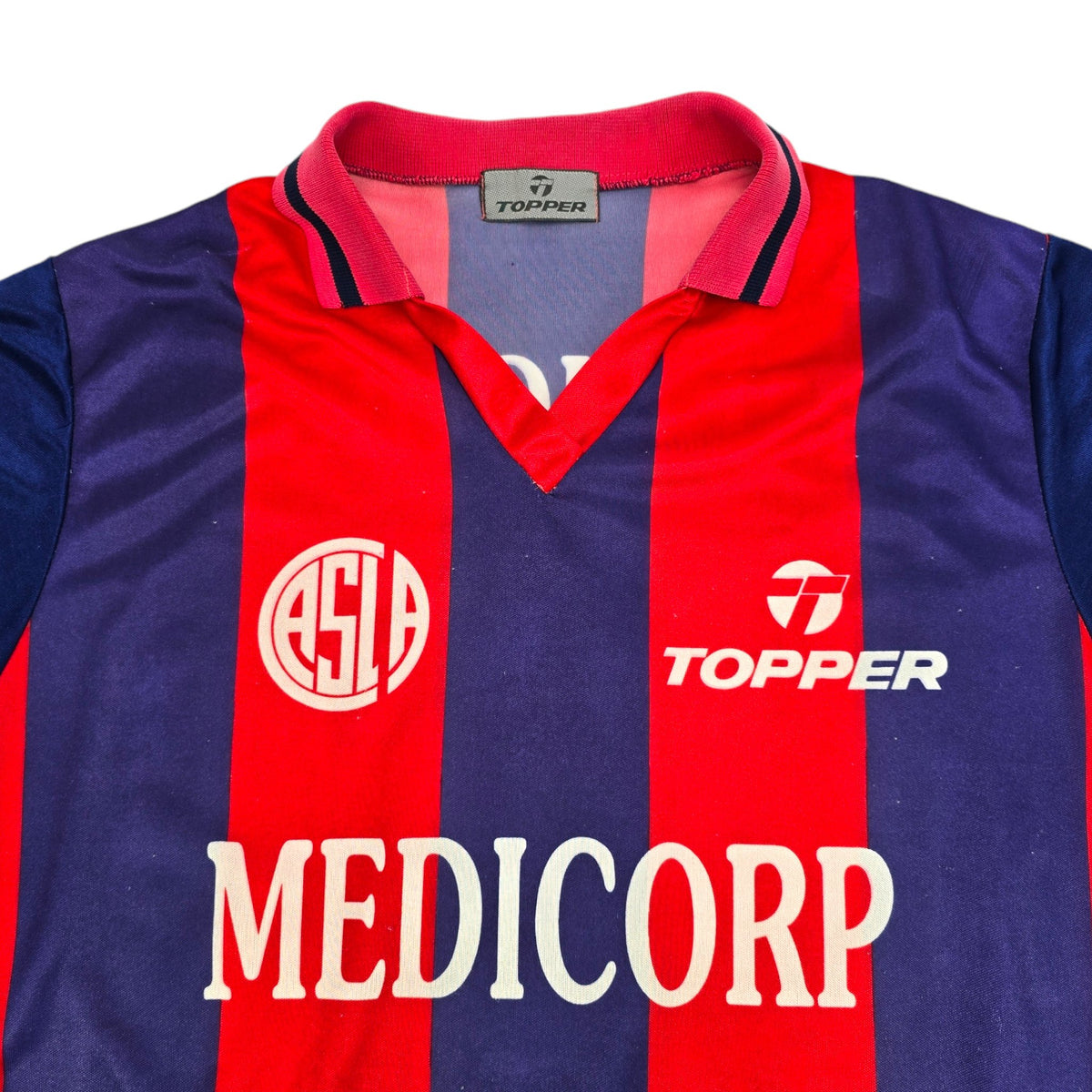 1993/94 San Lorenzo Home Football Shirt (M) Topper #10 - Football Finery - FF204395