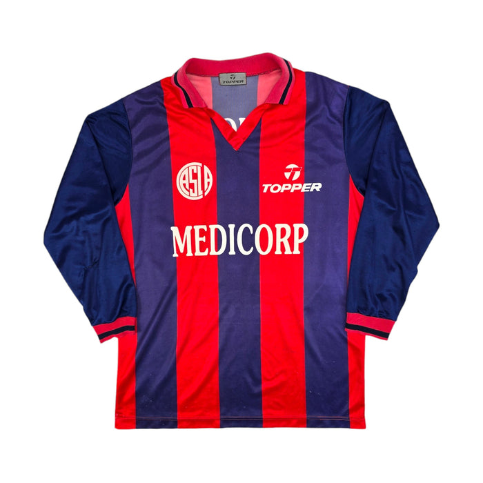 1993/94 San Lorenzo Home Football Shirt (M) Topper #10 - Football Finery - FF204395