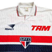 1993/94 Sao Paulo Home Football Shirt (L) Penalty - Football Finery - FF202787