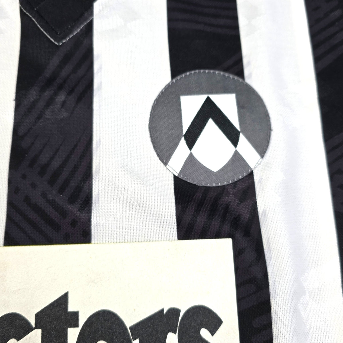 1993/94 Udinese Home Football Shirt (L) Lotto #2 (Pellegrini) Matchworn - Football Finery - FF204360