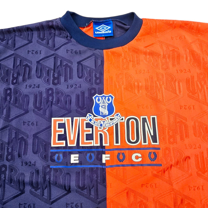 1993/95 Everton Training Shirt (L) Umbro - Football Finery - FF203285