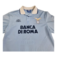 1993/95 Lazio Home Football Shirt (M) Umbro #10 Gascoigne - Football Finery - FF202448