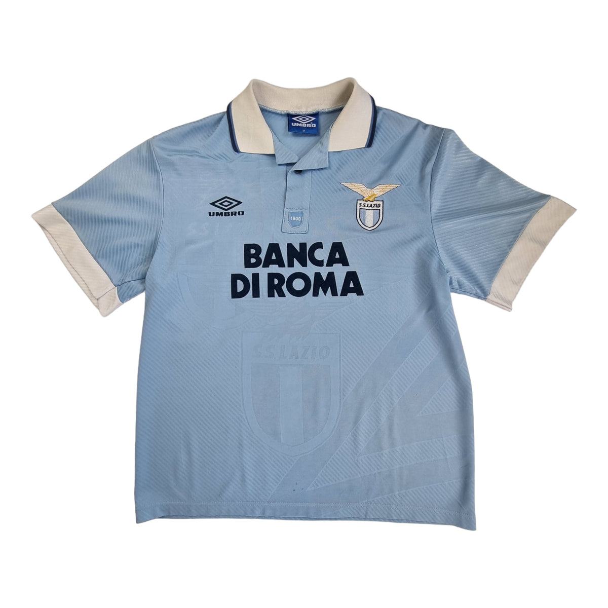 1993/95 Lazio Home Football Shirt (M) Umbro #10 Gascoigne - Football Finery - FF202448