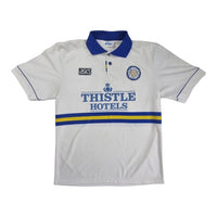 1993/95 Leeds United Home Football Shirt (M) Asics #21 Yeboah - Football Finery - FF202612