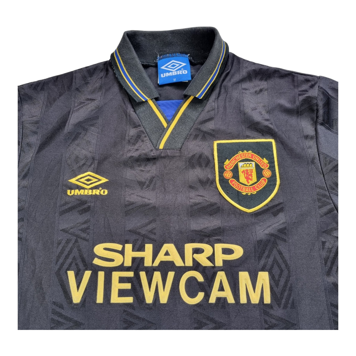 1993/95 Manchester United Away Football Shirt (M) Umbro - Football Finery - FF202882