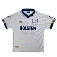 1993/95 Tottenham Hotspur Home Football Shirt (L) Umbro #18 Klinsmann - Football Finery - FF202583