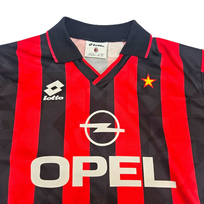 1994/95 AC Milan Home Football Shirt (L) Lotto - Football Finery - FF202415