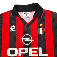 1994/95 AC Milan Home Football Shirt (L) Lotto - Football Finery - FF203891