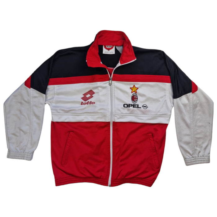 1994/95 AC Milan (Tracksuit Top) Good (S) Lotto - Football Finery - FF202645