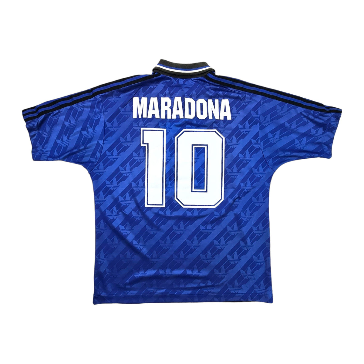 1994/95 Argentina Away Football Shirt (M) Adidas #10 Maradona (Re-badged Template) - Football Finery - FF203420