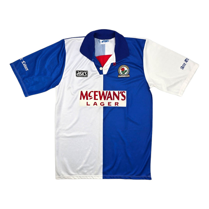 1994/95 Blackburn Rovers Home Football Shirt (M) Asics - Football Finery - FF204123