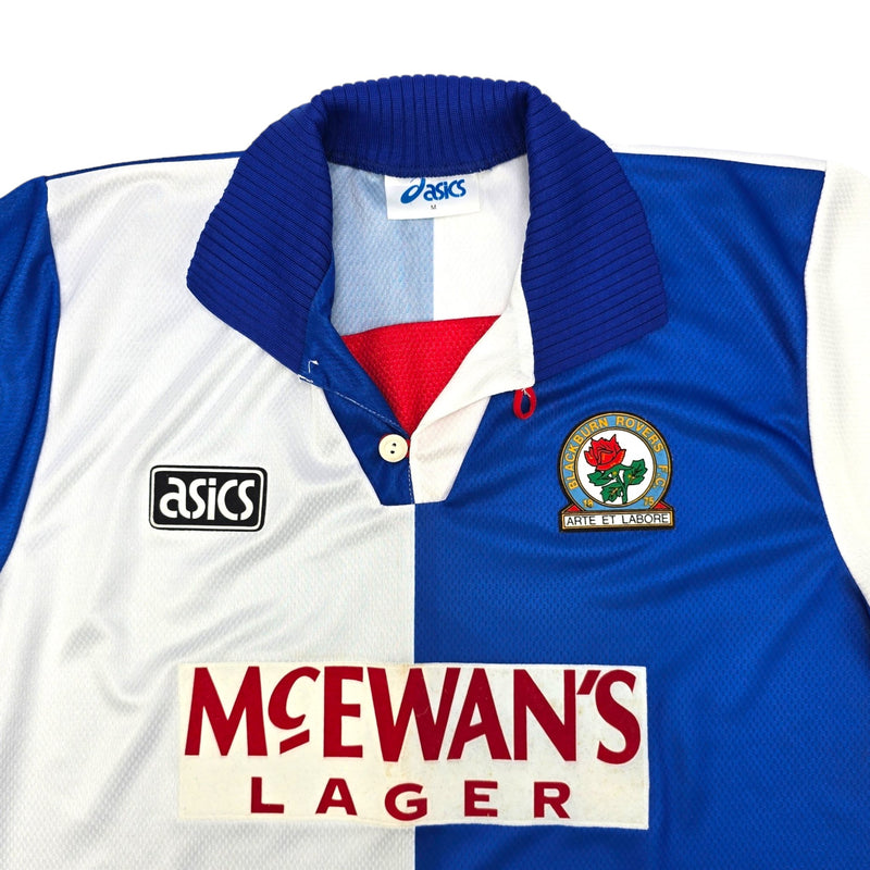 1994/95 Blackburn Rovers Home Football Shirt (M) Asics - Football Finery - FF204123