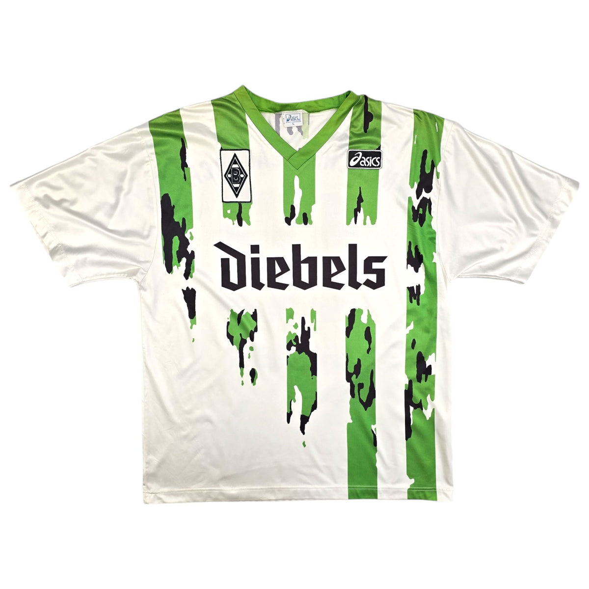 1994/95 Borussia Mönchengladbach Home Football Shirt (L) Asics #10 Effenberg - Football Finery - FF204352