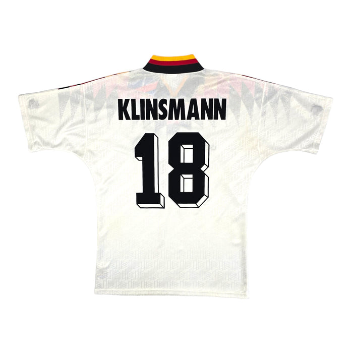 1994/95 Germany Home Football Shirt (M) Adidas #18 Klinsmann - Football Finery - FF204106