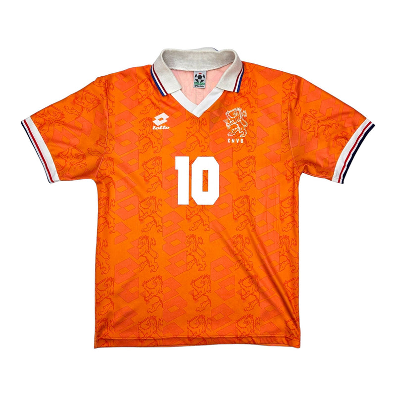 1994/95 Holland Home Football Shirt (M) Lotto #10 Bergkamp - Football Finery - FF203834