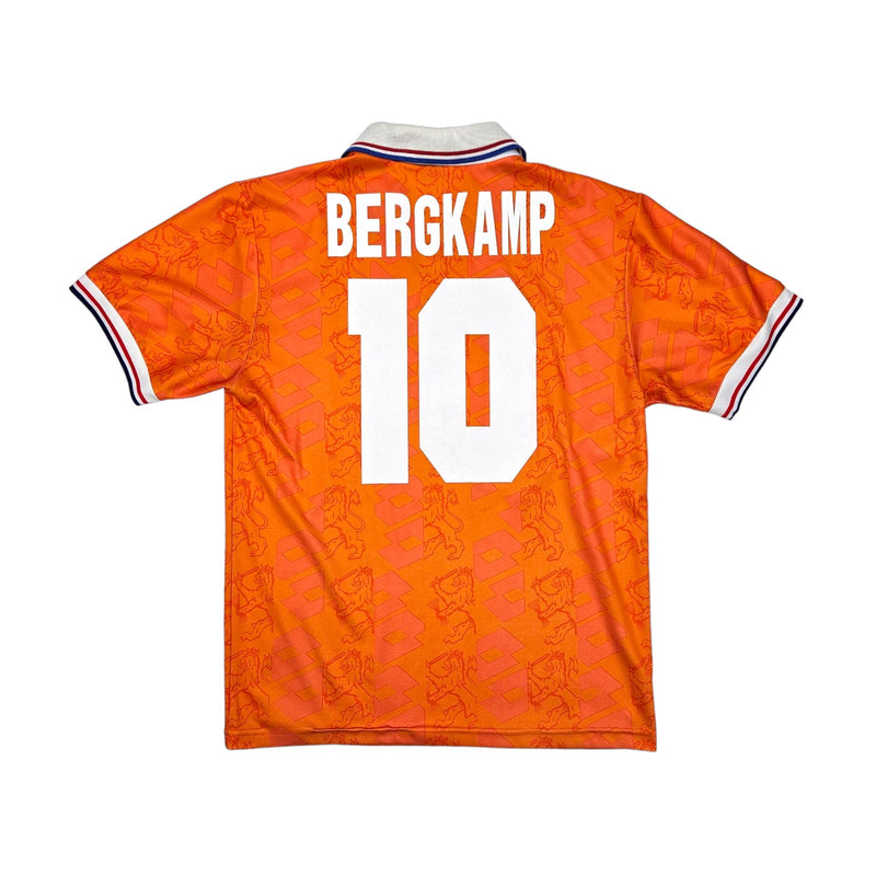 1994/95 Holland Home Football Shirt (M) Lotto #10 Bergkamp - Football Finery - FF203834