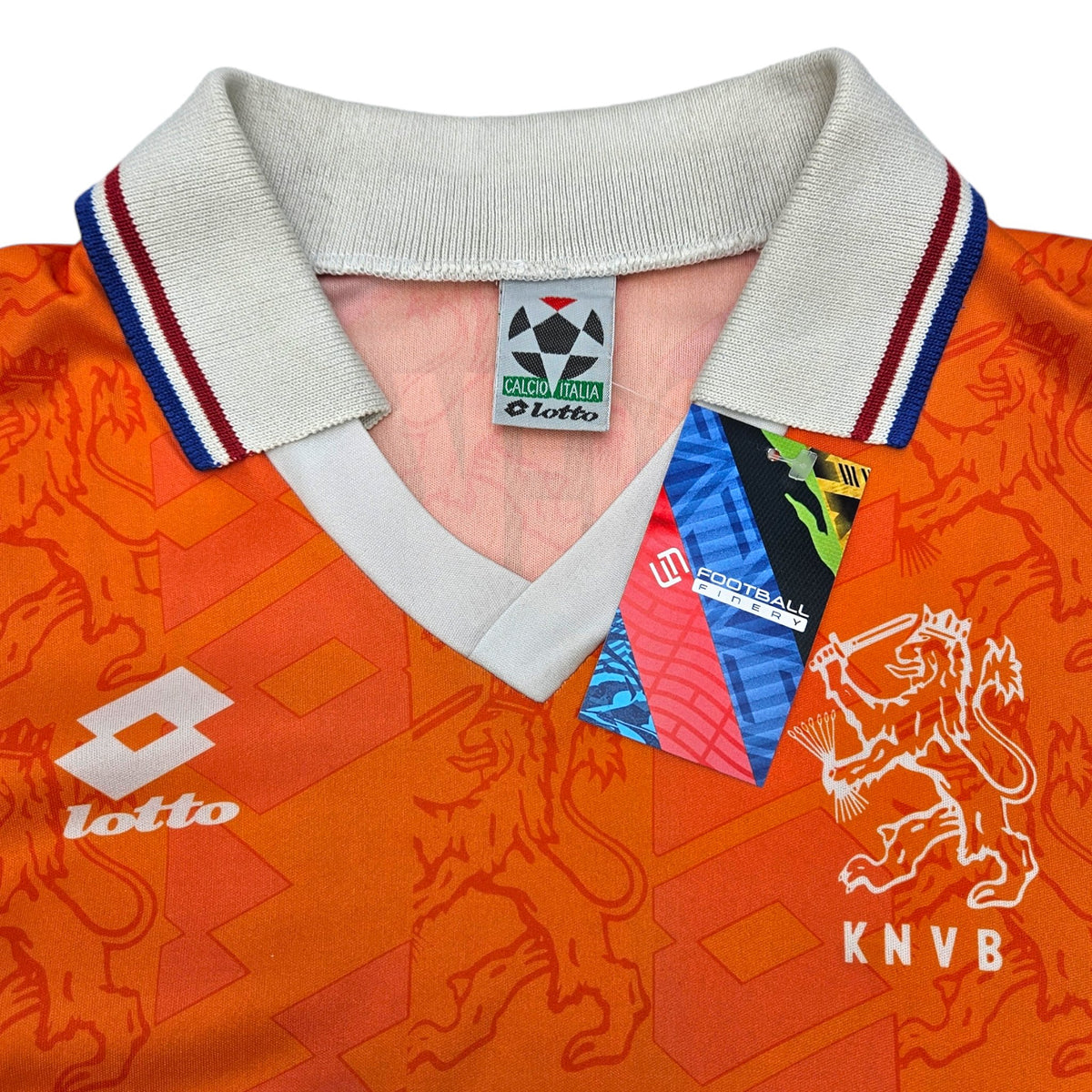 1994/95 Holland Home Football Shirt (M) Lotto #10 Bergkamp - Football Finery - FF203834