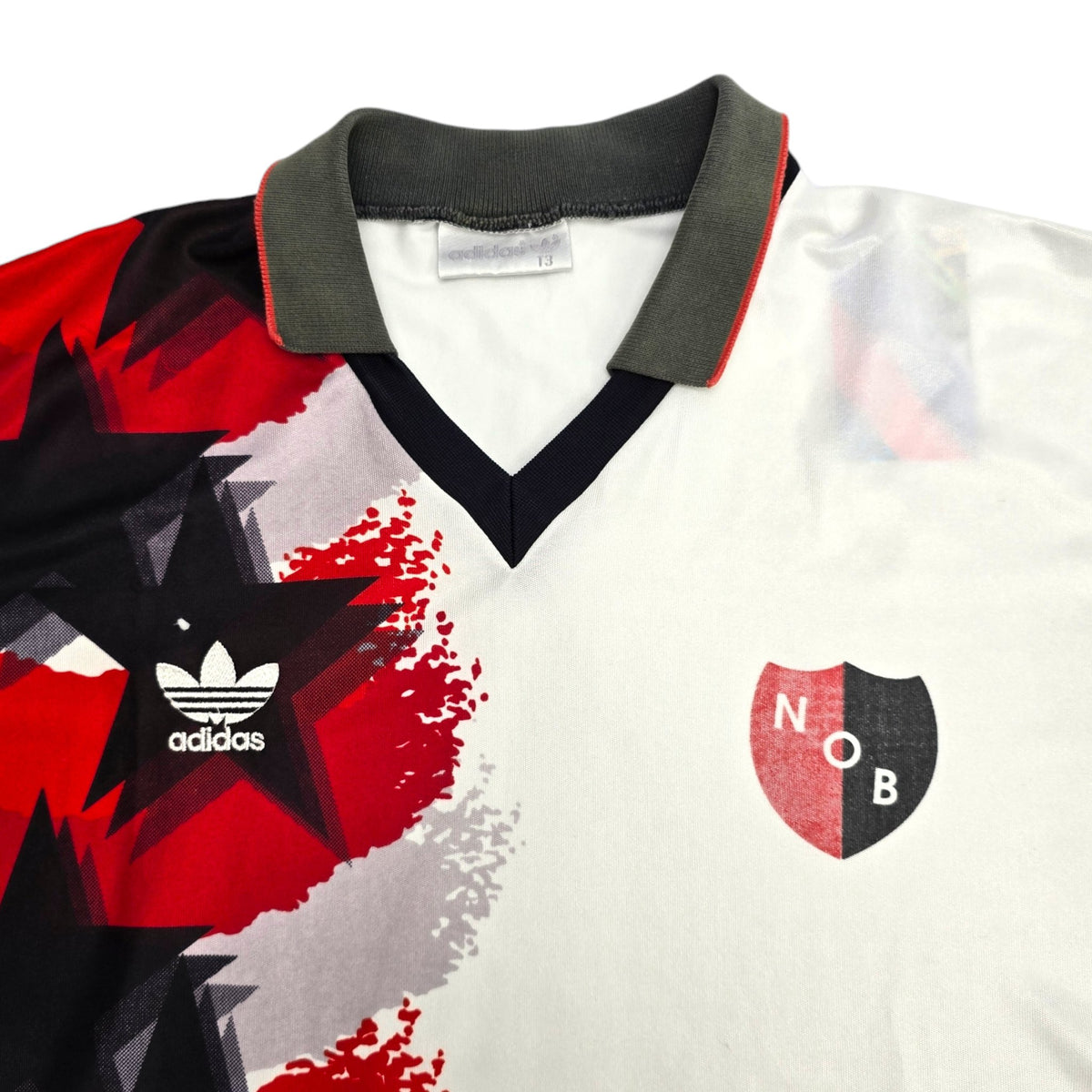 1994/95 Newells Old Boys Away Football Shirt (L) Adidas - Football Finery - FF204385