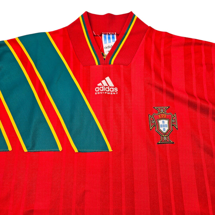 1994/95 Portugal Home Football Shirt (M) Adidas - Football Finery - FF203499