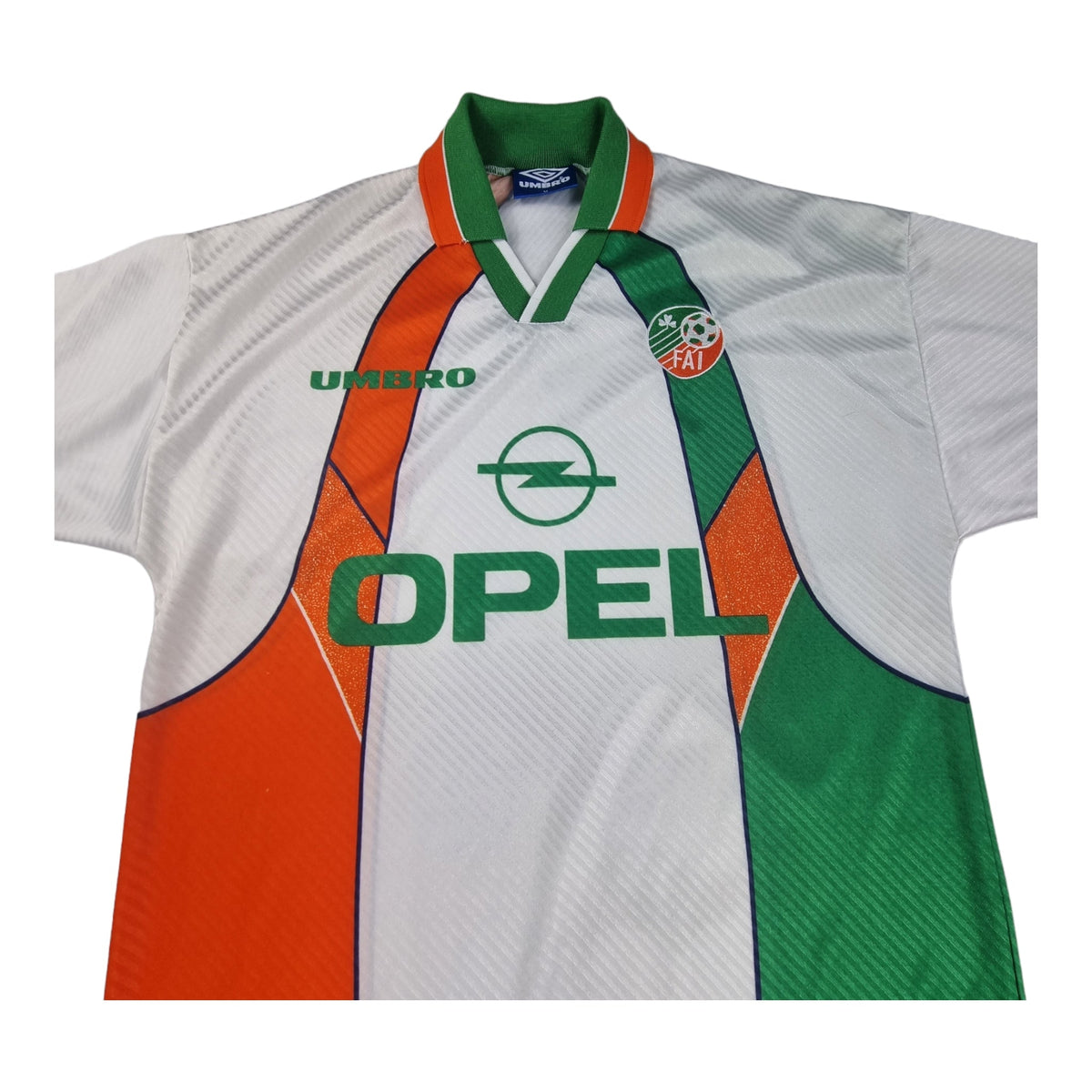 1994/95 Republic of Ireland Away Football Shirt (M) Umbro - Football Finery - FF202546