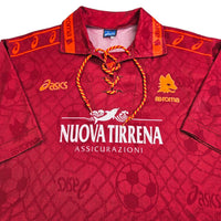 1994/95 Roma Home Football Shirt (M) Asics - Football Finery - FF203677