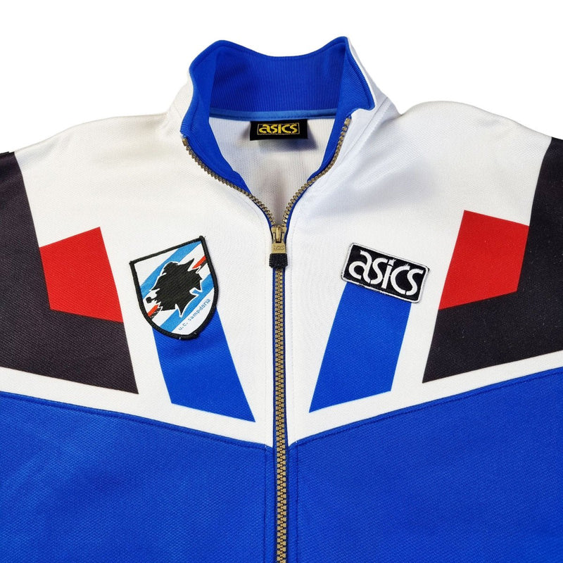 1994/95 Sampdoria Tracksuit Top (M) Asics - Football Finery - FF202746