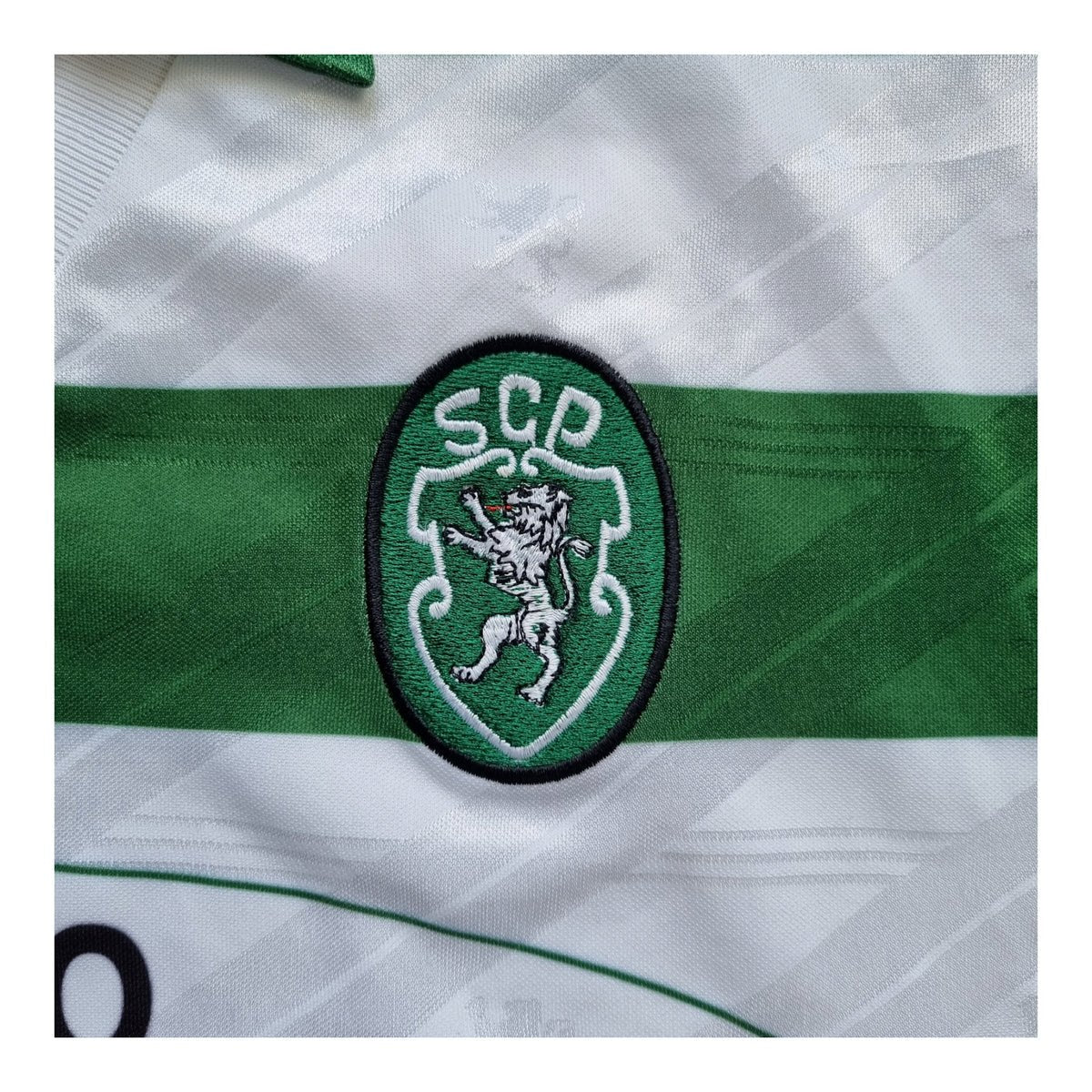 1994/95 Sporting Lisbon Home Football Shirt (M) Adidas - Football Finery - FF202992