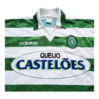 1994/95 Sporting Lisbon Home Football Shirt (M) Adidas - Football Finery - FF202992