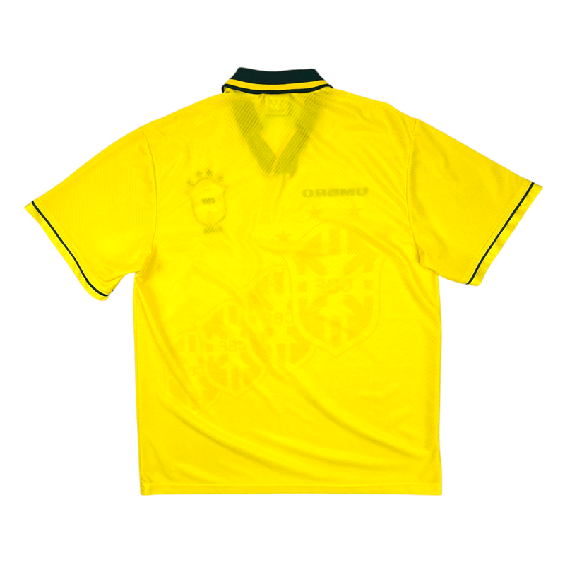 1994/96 Brazil Home Football Shirt (XL) Umbro - Football Finery - FF204526