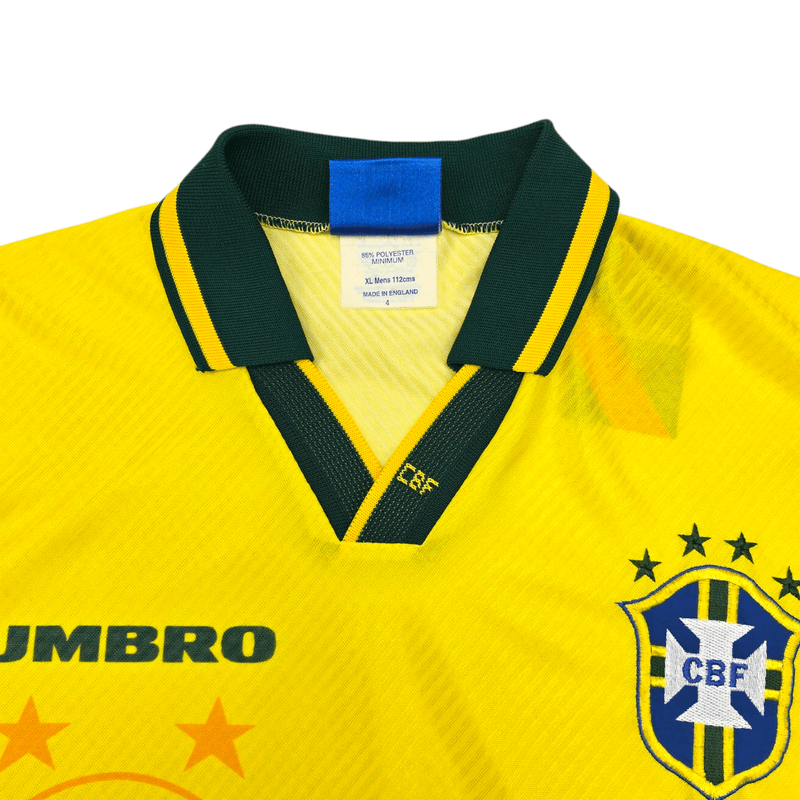 1994/96 Brazil Home Football Shirt (XL) Umbro - Football Finery - FF204526