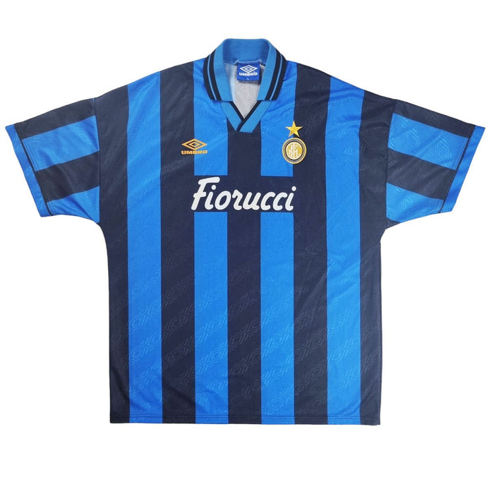 1994/96 Inter Milan Home Football Shirt (XL) Umbro - Football Finery - FF202817