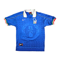 1994/96 Italy Home Football Shirt (M) Nike # 9 (Ravanelli) - Football Finery - FF202463