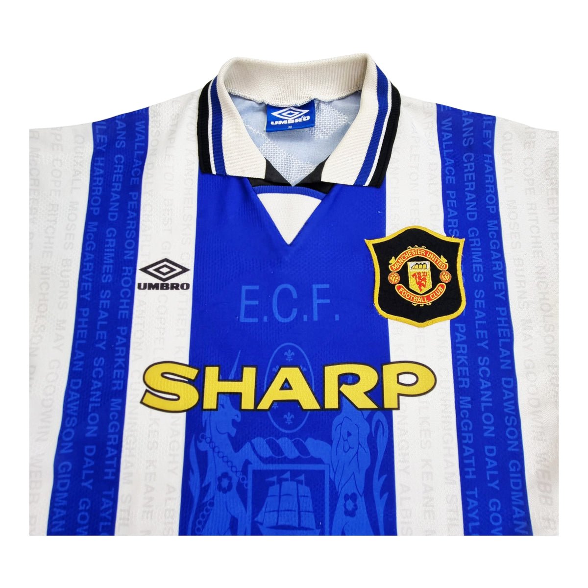 1994/96 Manchester United Third Football Shirt (M) Umbro - Football Finery - FF203183