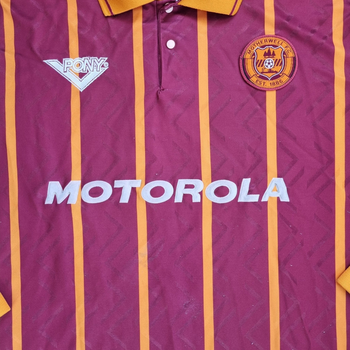 1994/96 Motherwell Home Football Shirt (XL) Pony #3 - Football Finery - FF202668