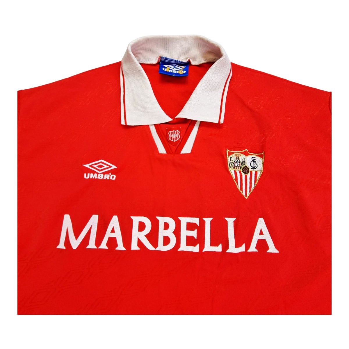 1994/96 Sevilla Away Football Shirt (M) Umbro # 14 - Football Finery - FF202971
