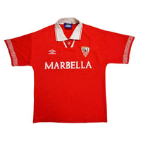 1994/96 Sevilla Away Football Shirt (M) Umbro # 14 - Football Finery - FF202971