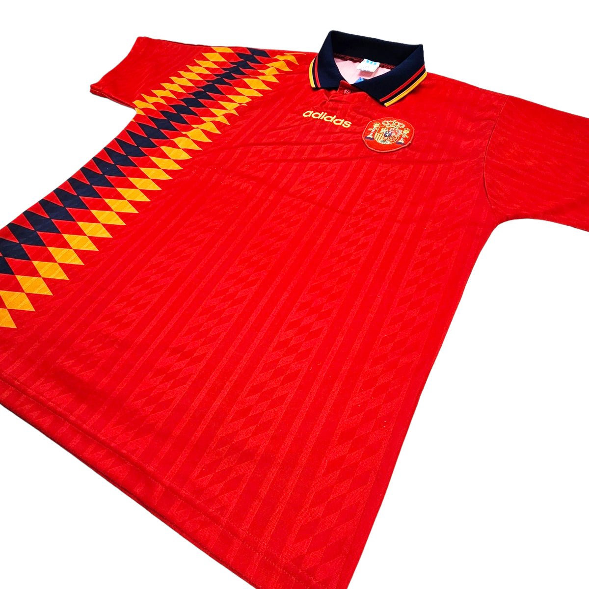 1994/96 Spain Home Football Shirt (L) Adidas_2 - Football Finery - FF202730