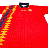 1994/96 Spain Home Football Shirt (L) Adidas_2 - Football Finery - FF202730