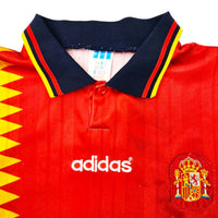 1994/96 Spain Home Football Shirt (L) Adidas - Football Finery - FF202867