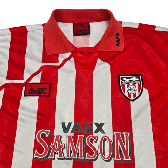 1994/96 Sunderland Home Football Shirt (M) Avec - Football Finery - FF204144